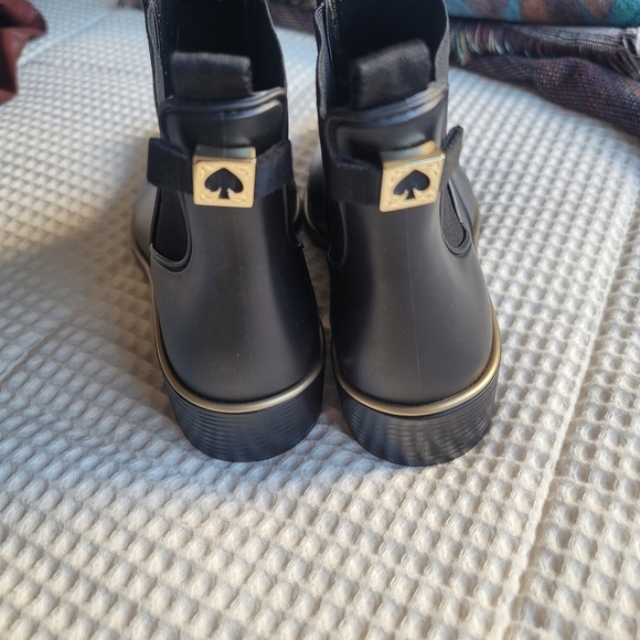 Kate Spade New York, Solstice Rain‎ Boot, Black, Size 6 - Picture 8 of 15
